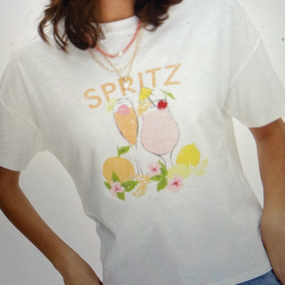Spritz white T shirt